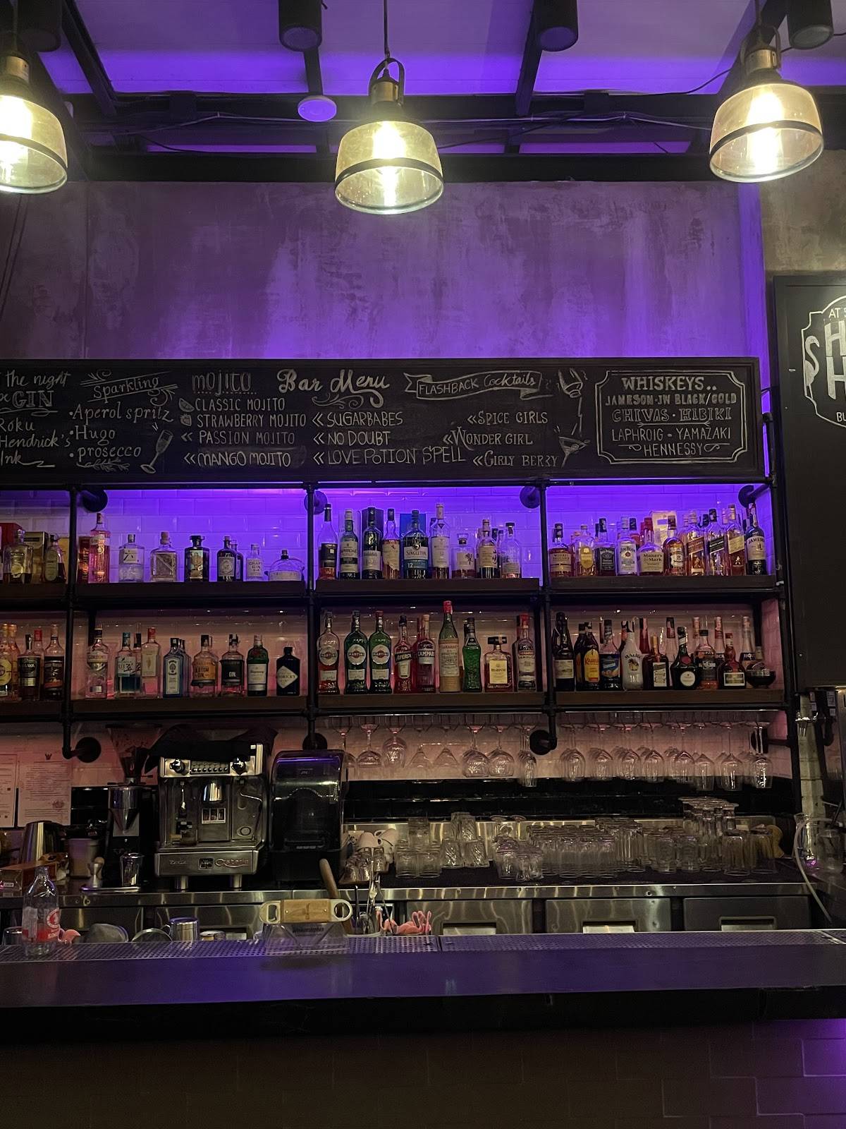 Flashback Rooftop Bar меню