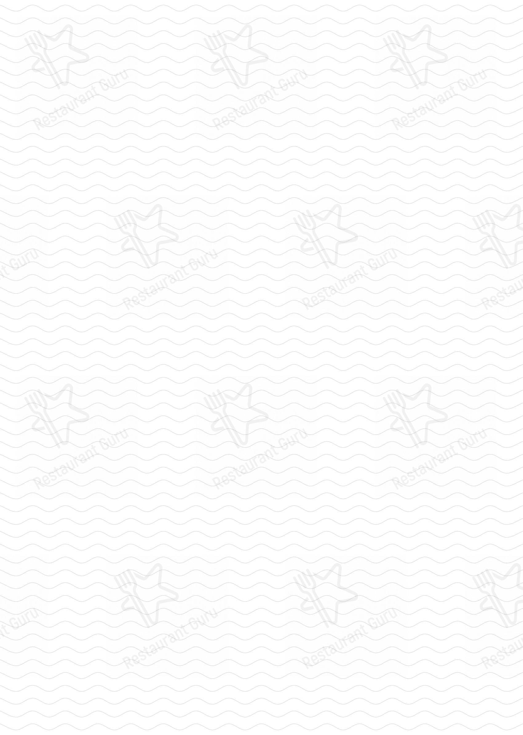 Меню ресторана Фонтан