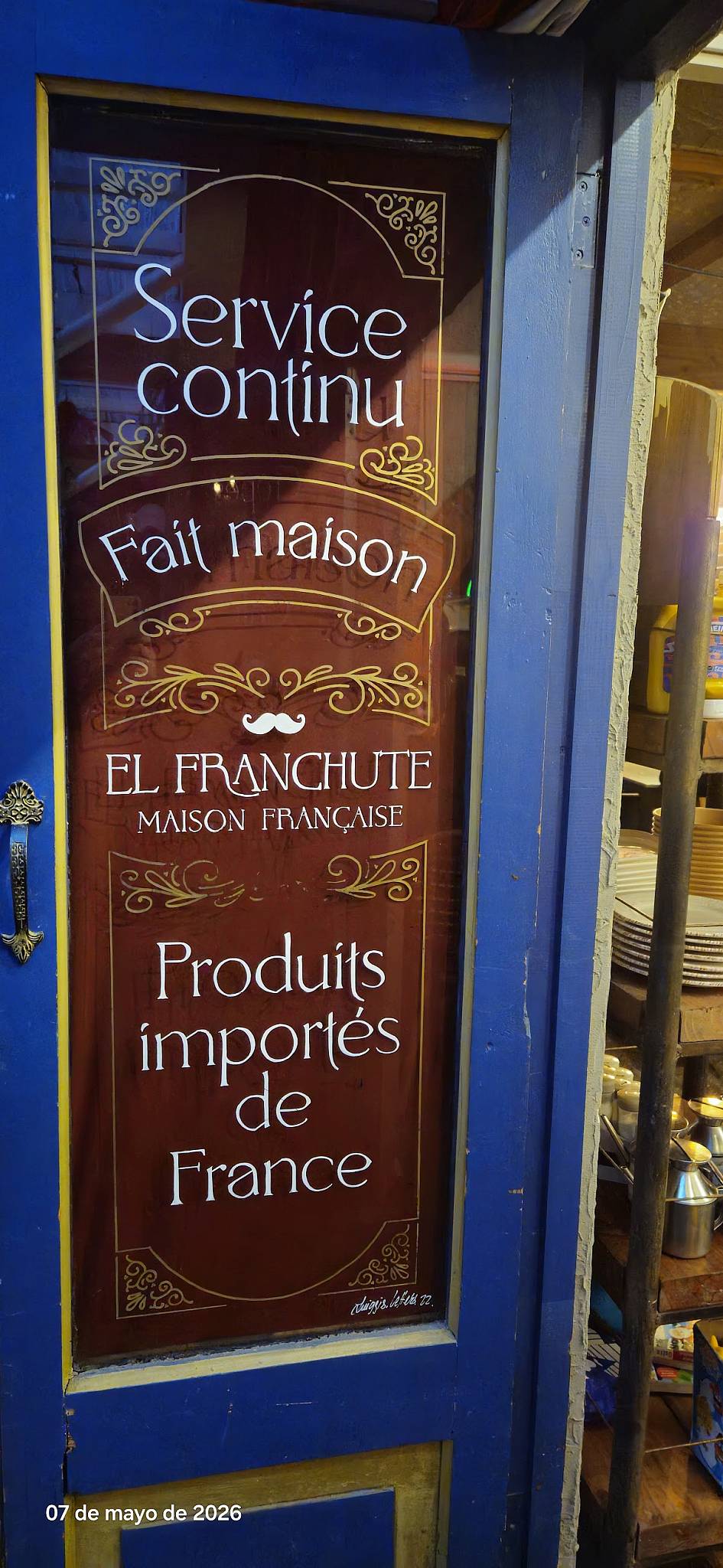 Franchute меню