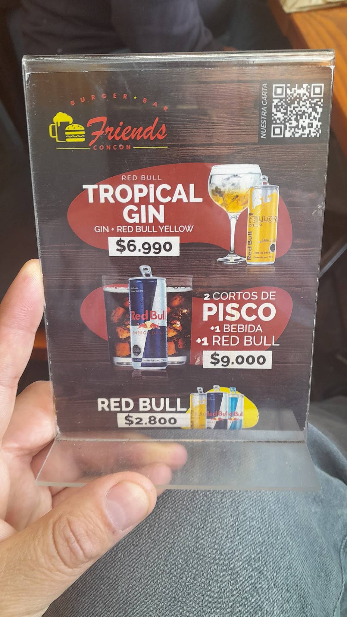 Friends Restobar меню