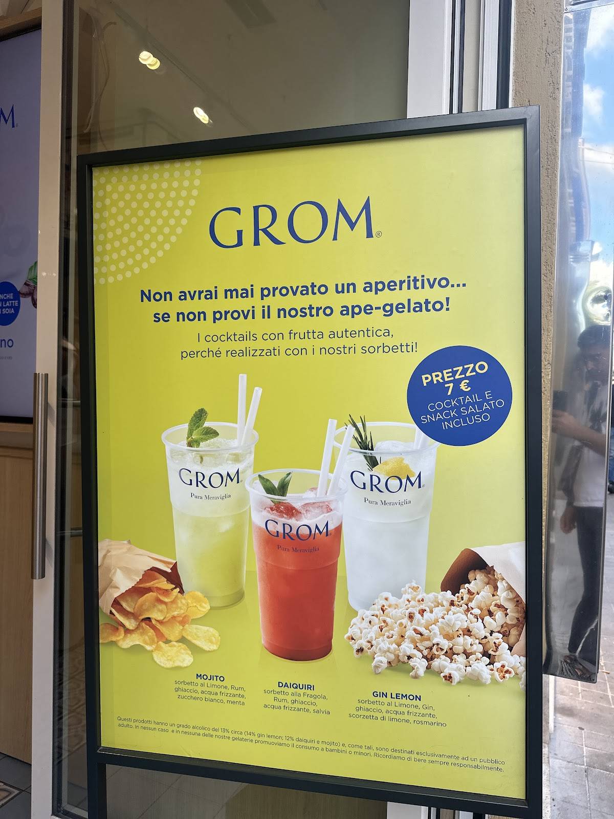 GROM Gelato меню