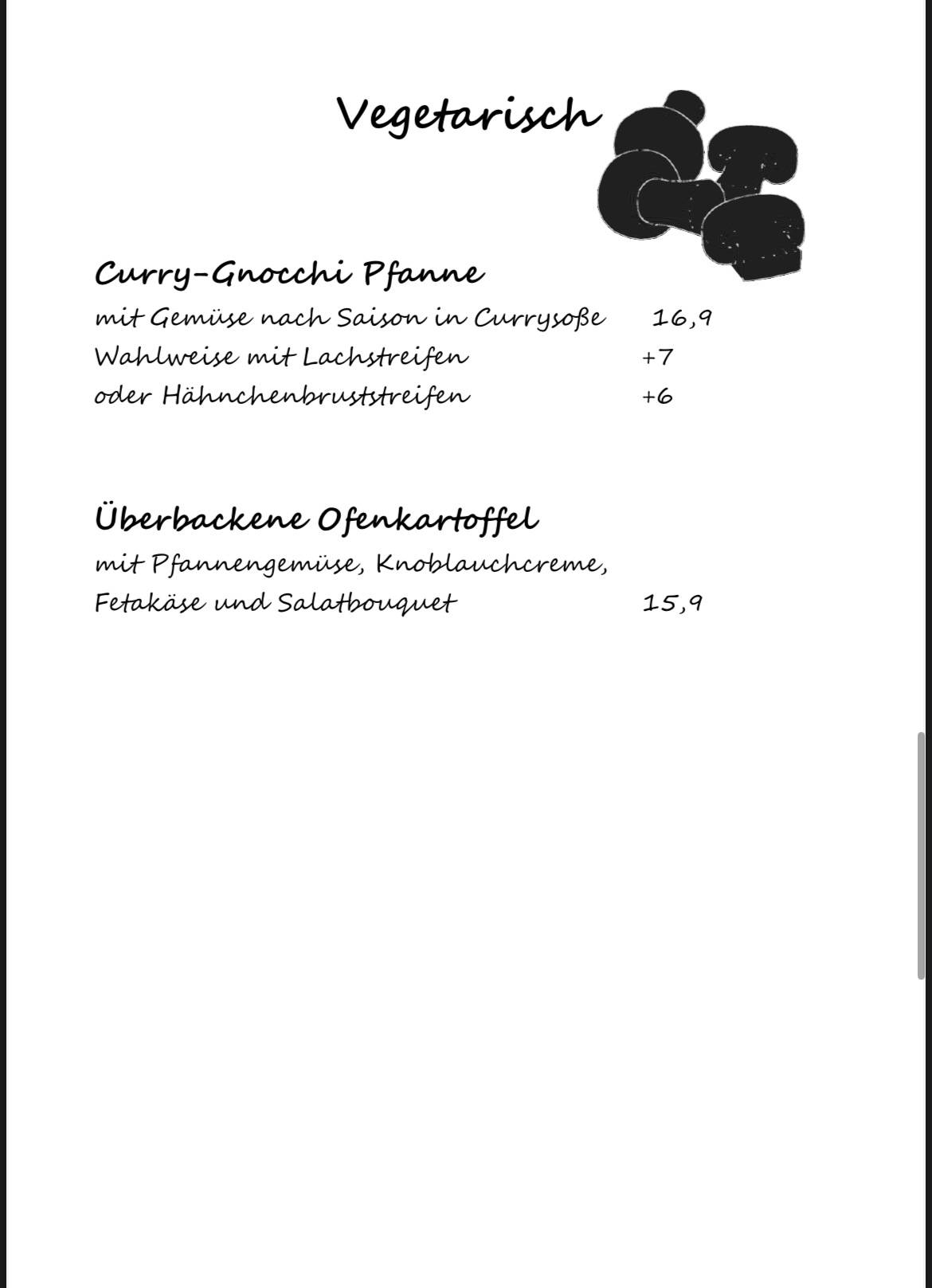 Gaststätte Forsthaus Markgrafenheide меню