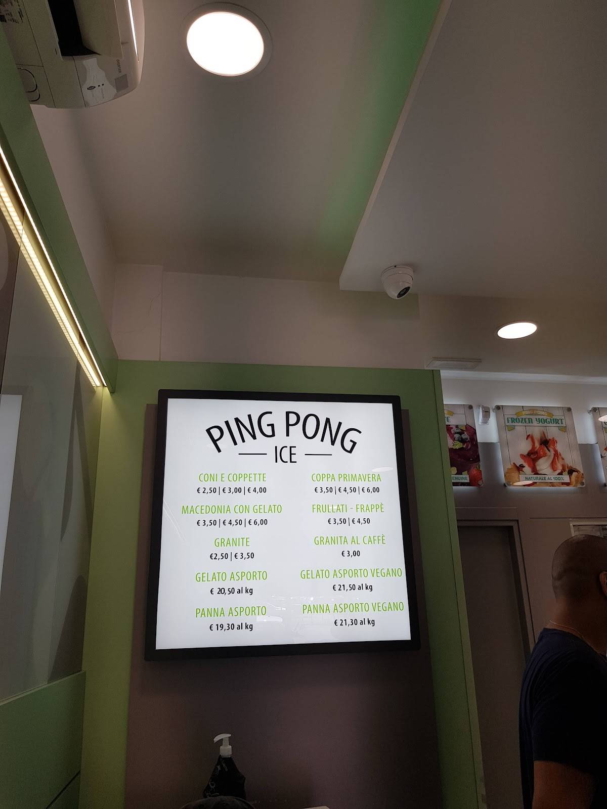 Gelateria Ping Pong меню