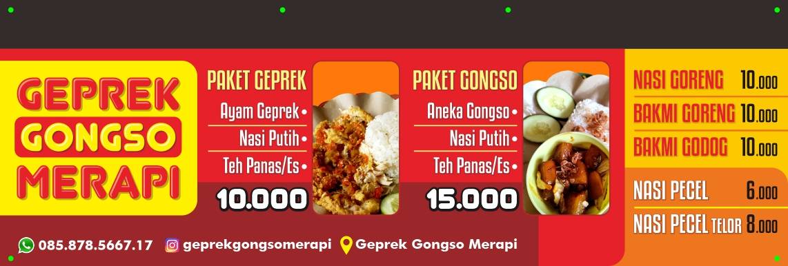 Warung Mrapi меню