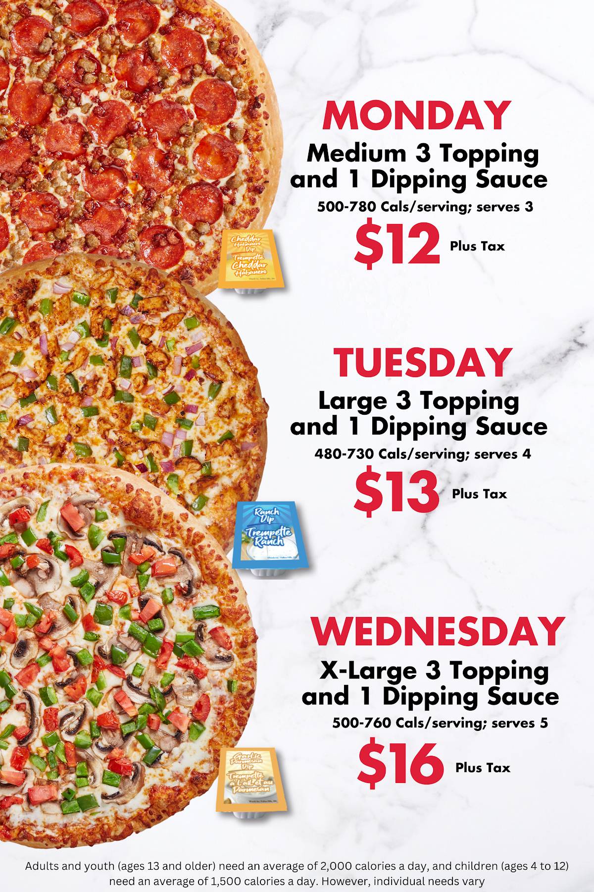 Gino's Pizza меню