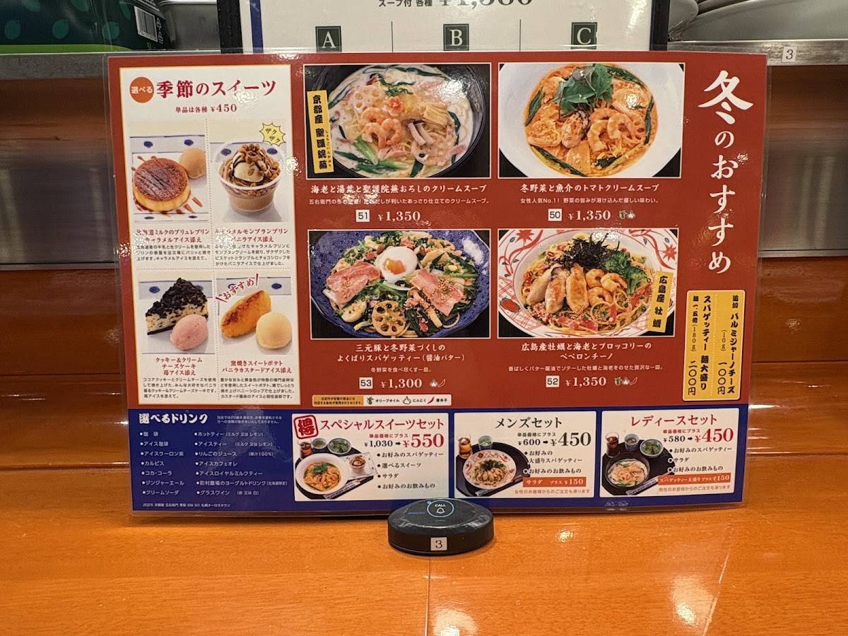 Goemon меню