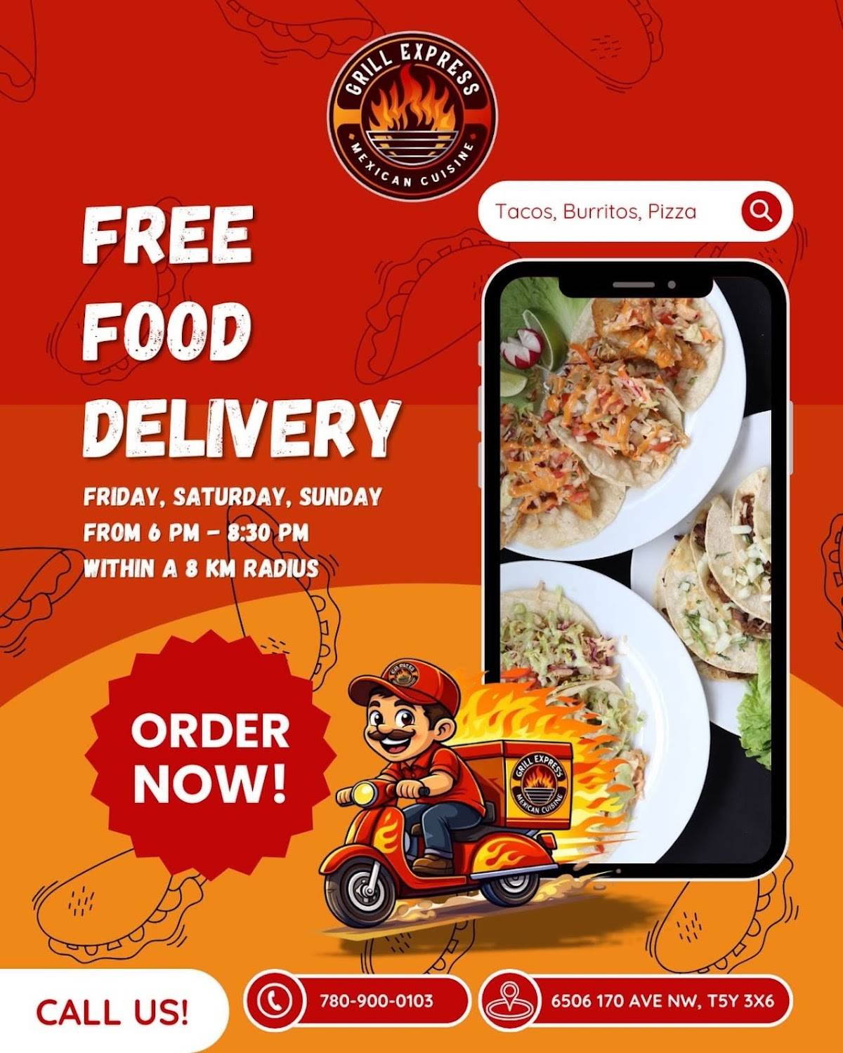 Grill Express Mexican Cuisine меню