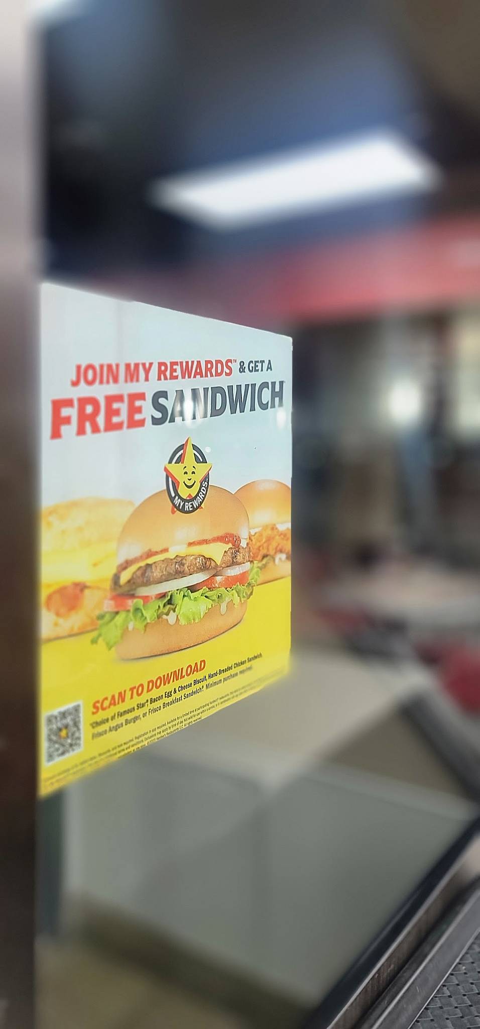 Hardee's меню