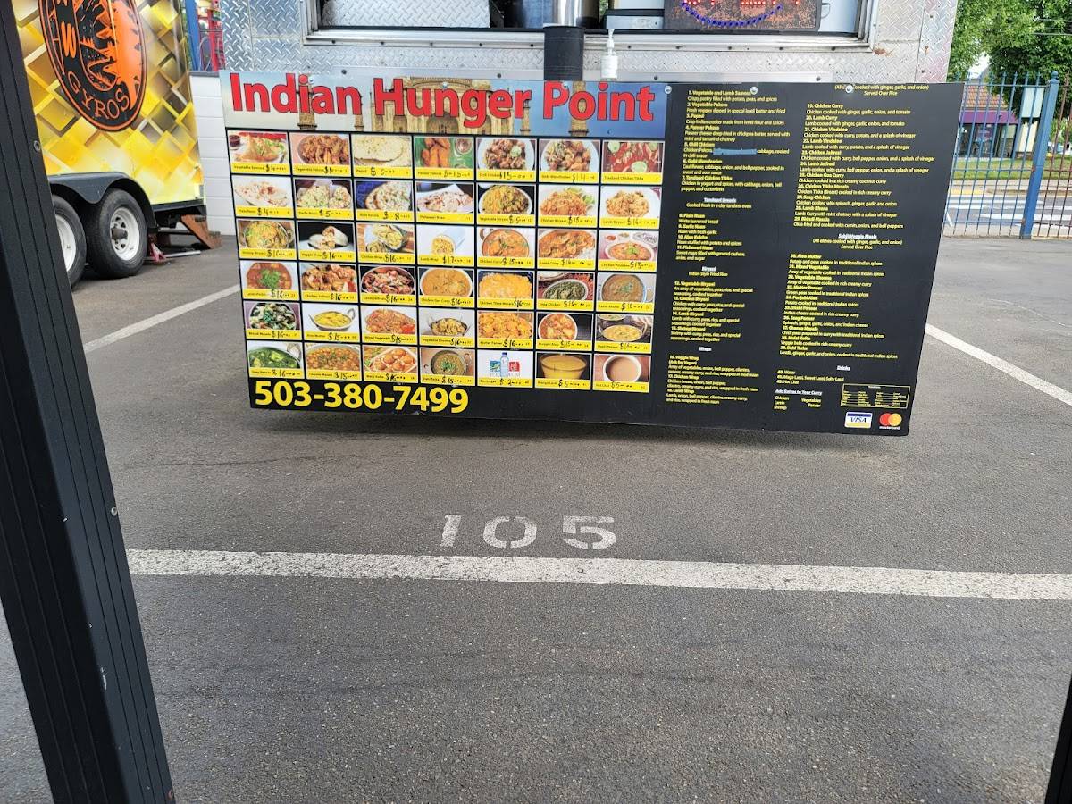 Indian Hunger Point меню