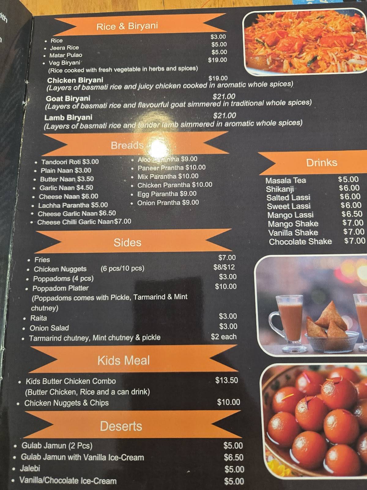 Indian Palate меню