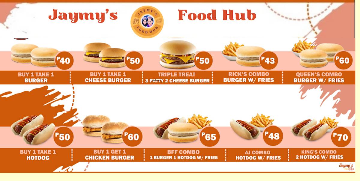 Jaymy's Food Hub меню