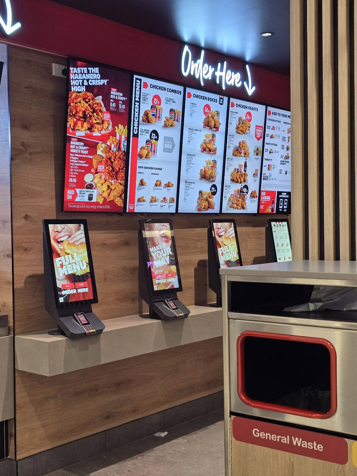 KFC Box Hill меню