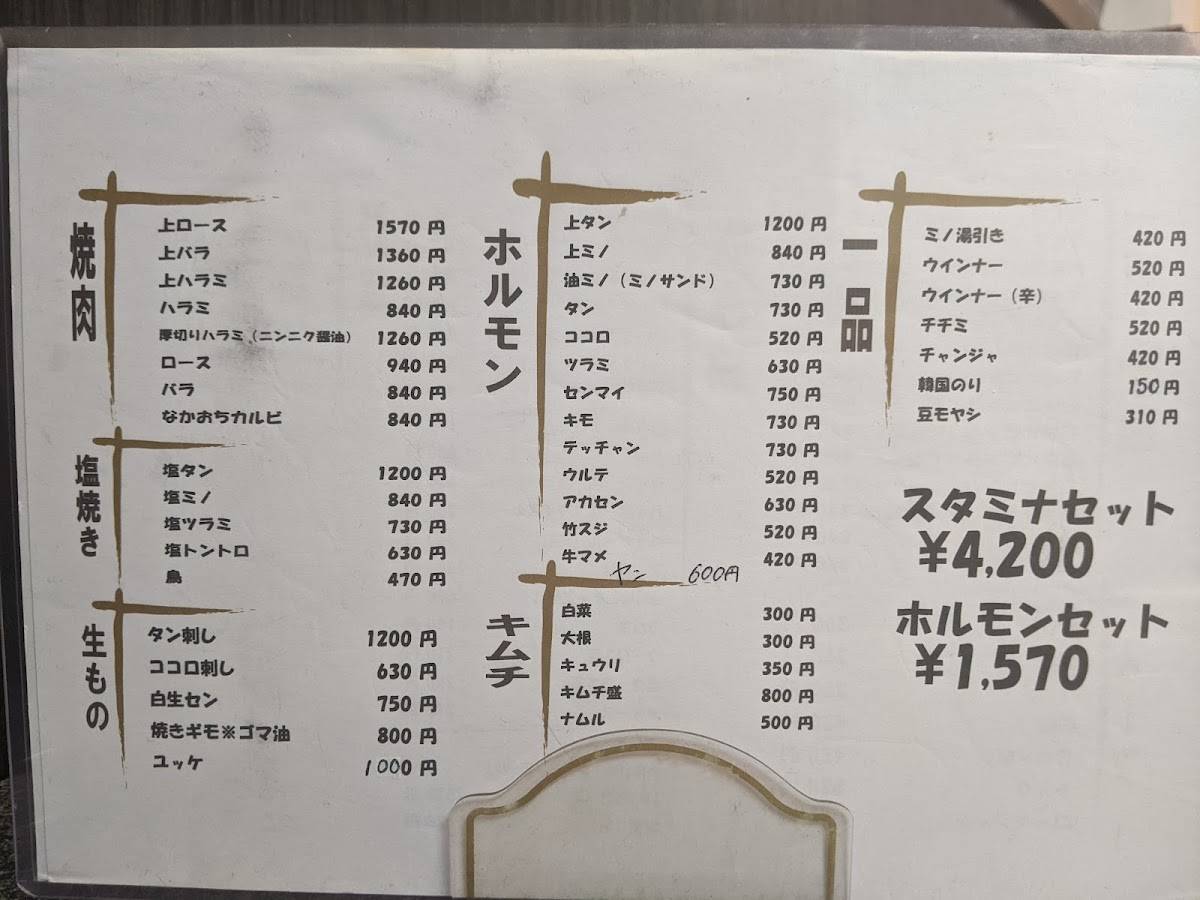 樹樹 меню