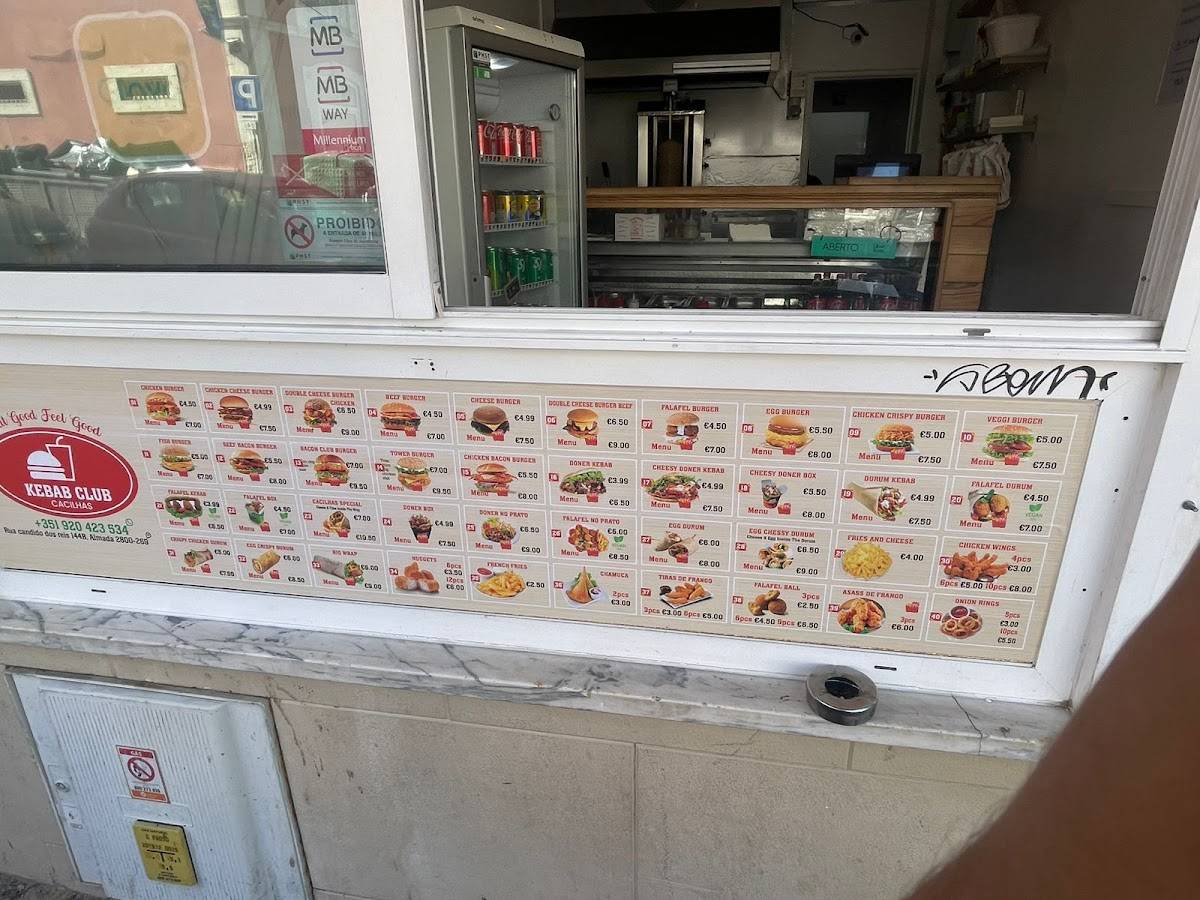Kebab Club Cacilhas меню