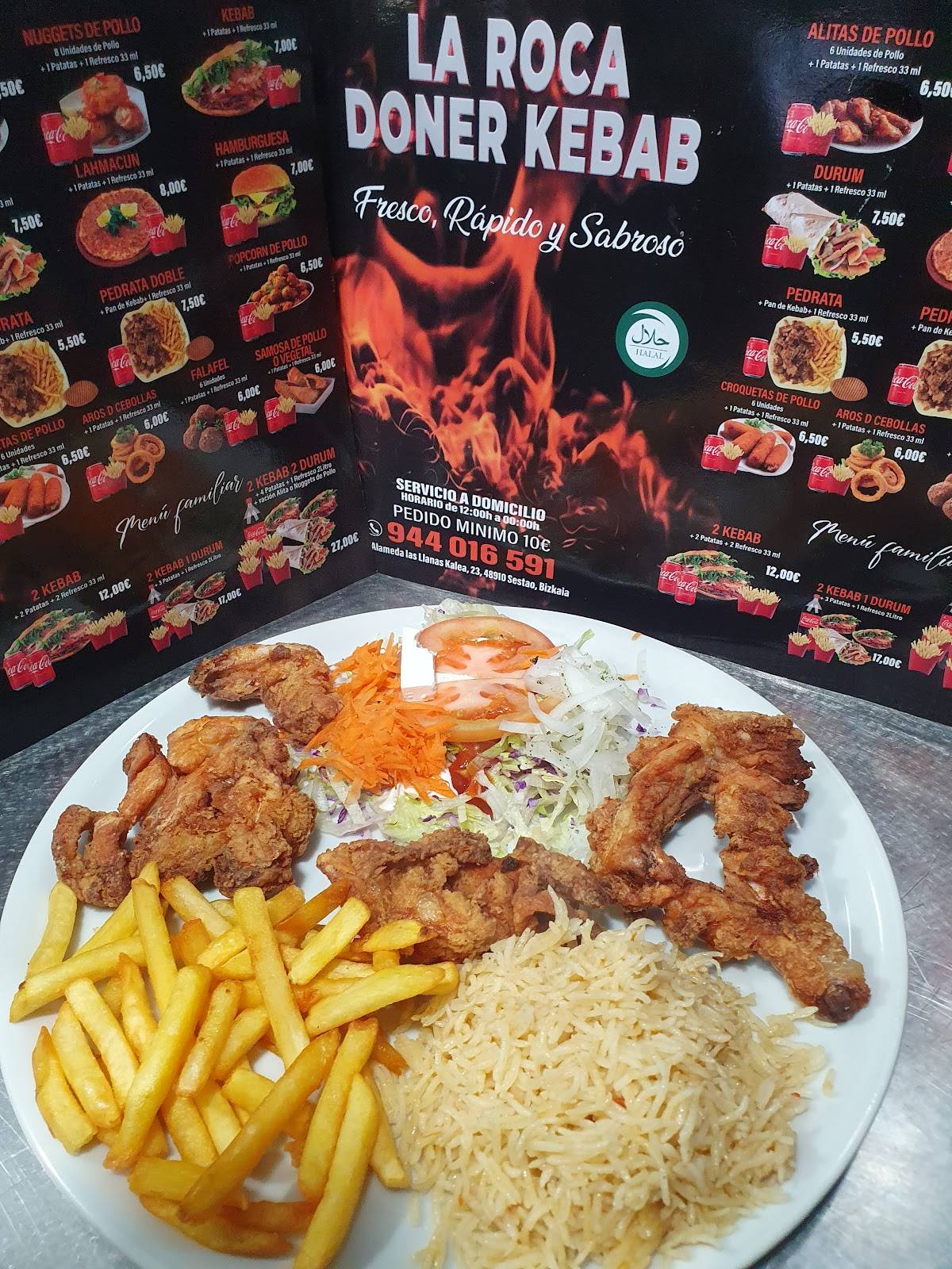 Kebab la roca меню