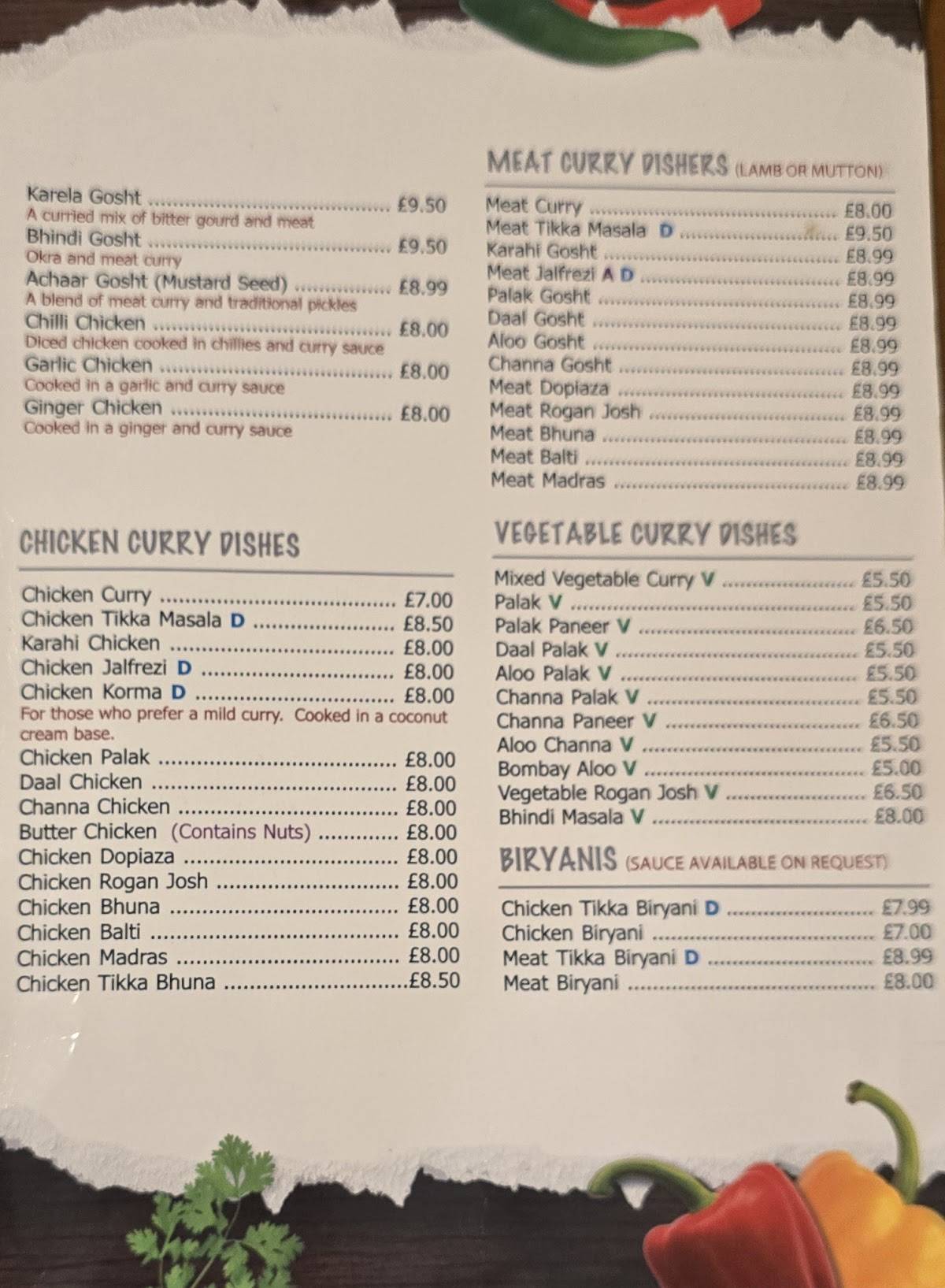 Kebabish Original Rotherham меню