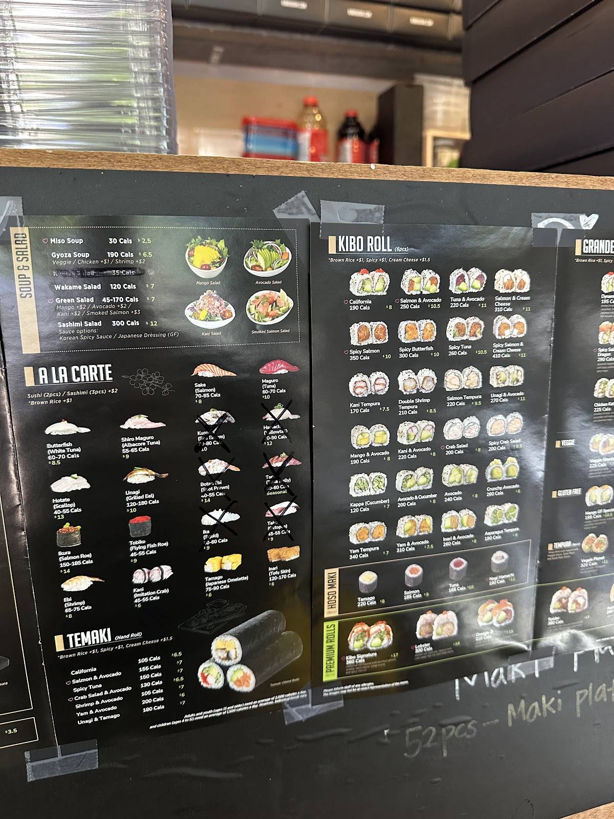 Kibo Sushi House - Yonge меню