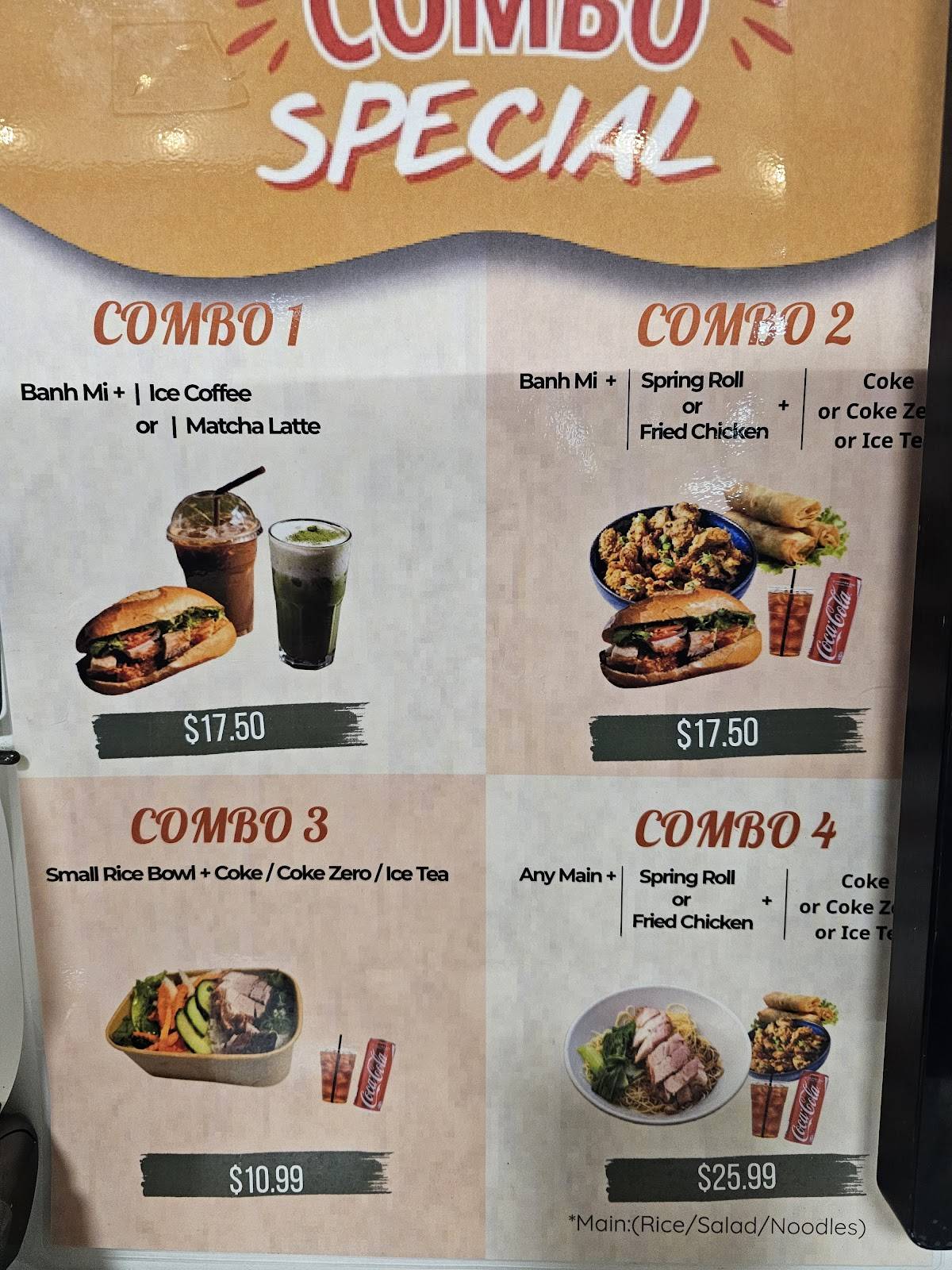 LUSEN CORNER - Vietnamese Cuisine меню