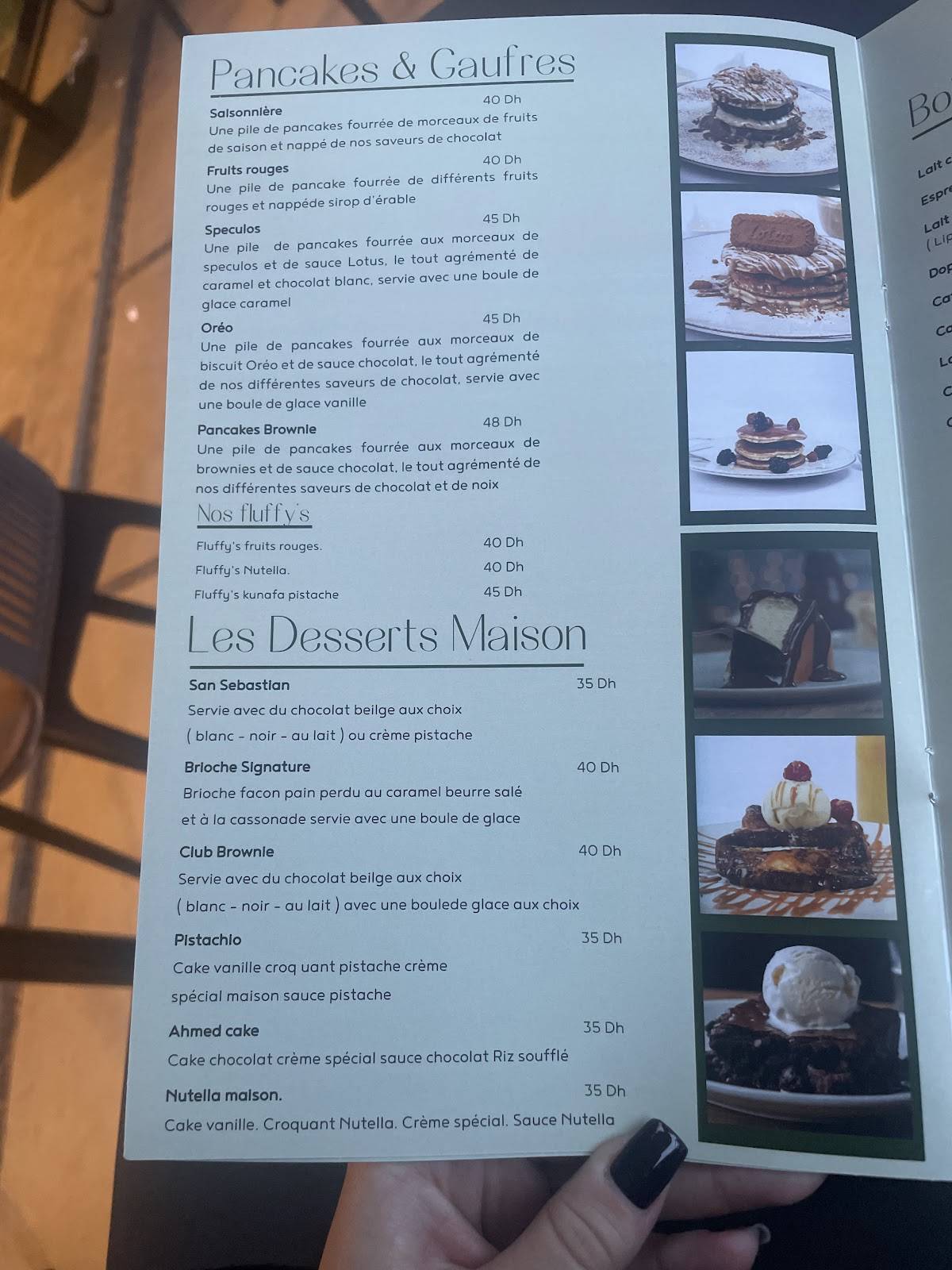 La Creperia меню
