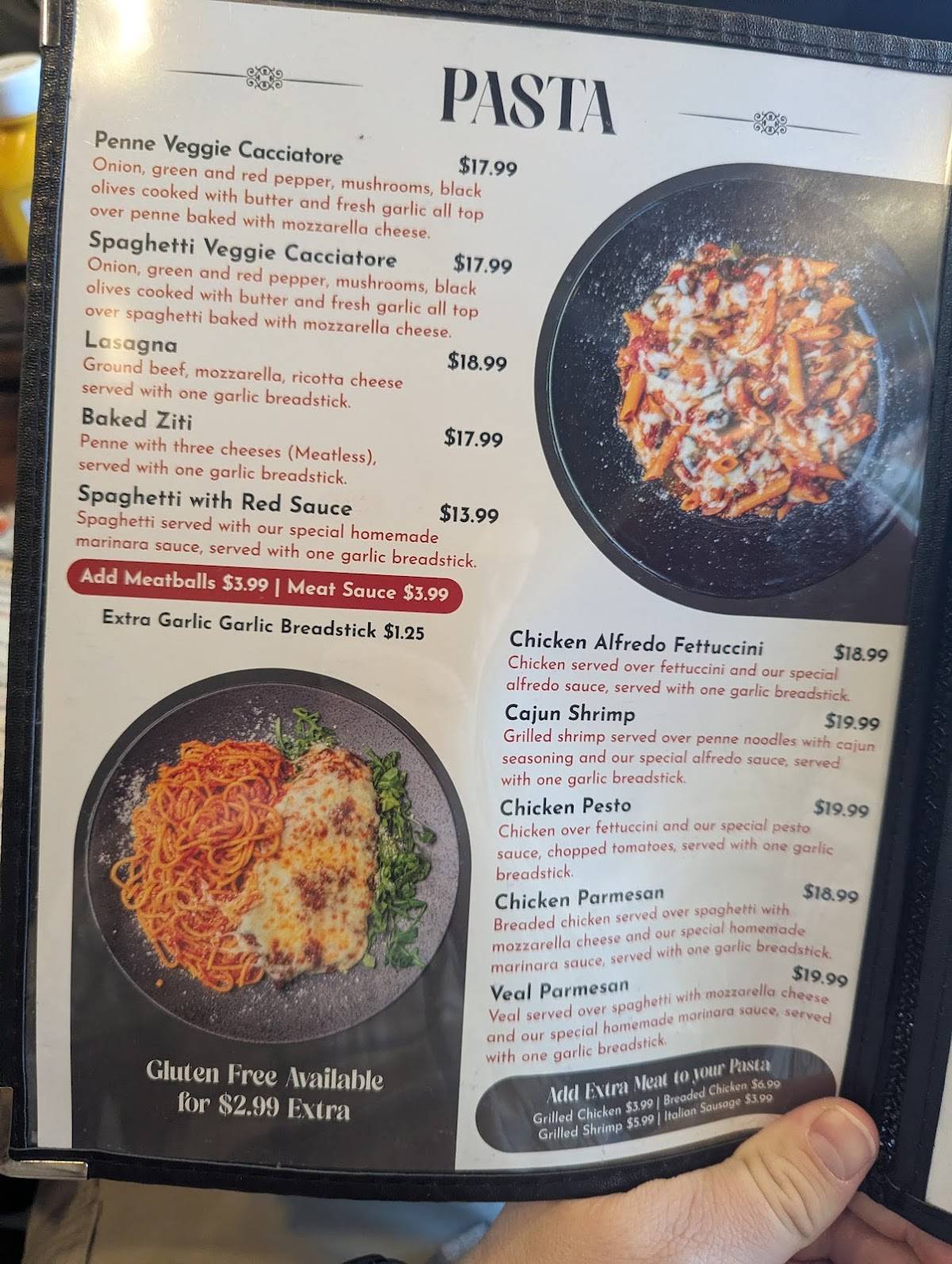 La Cucina Italiana Raleigh меню