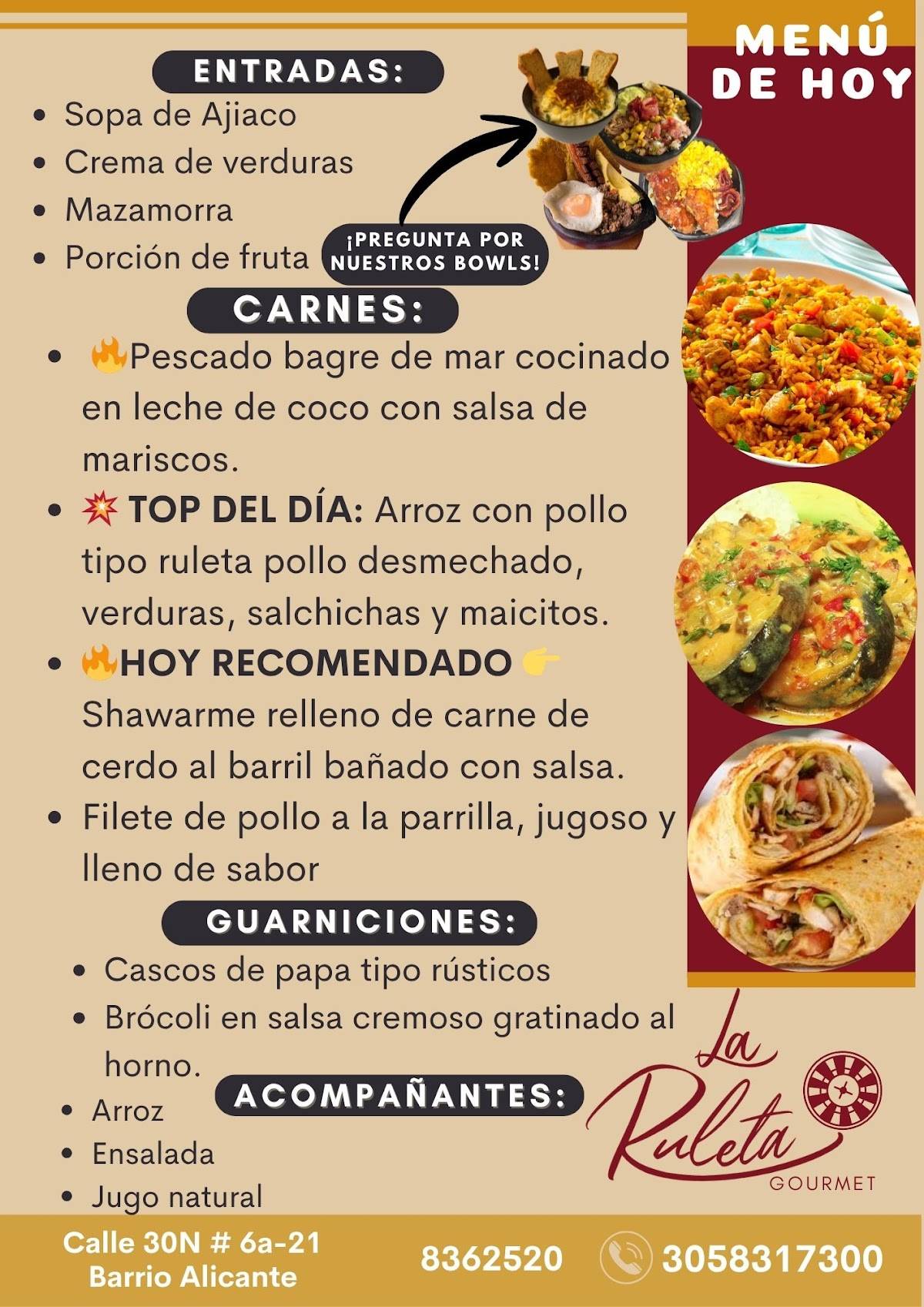 La Ruleta Gourmet меню