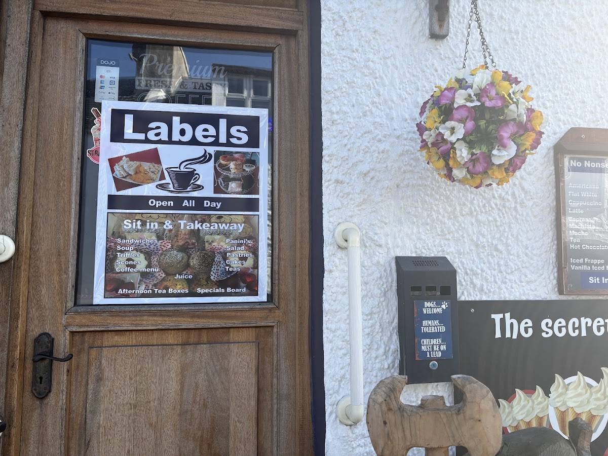 Labels меню