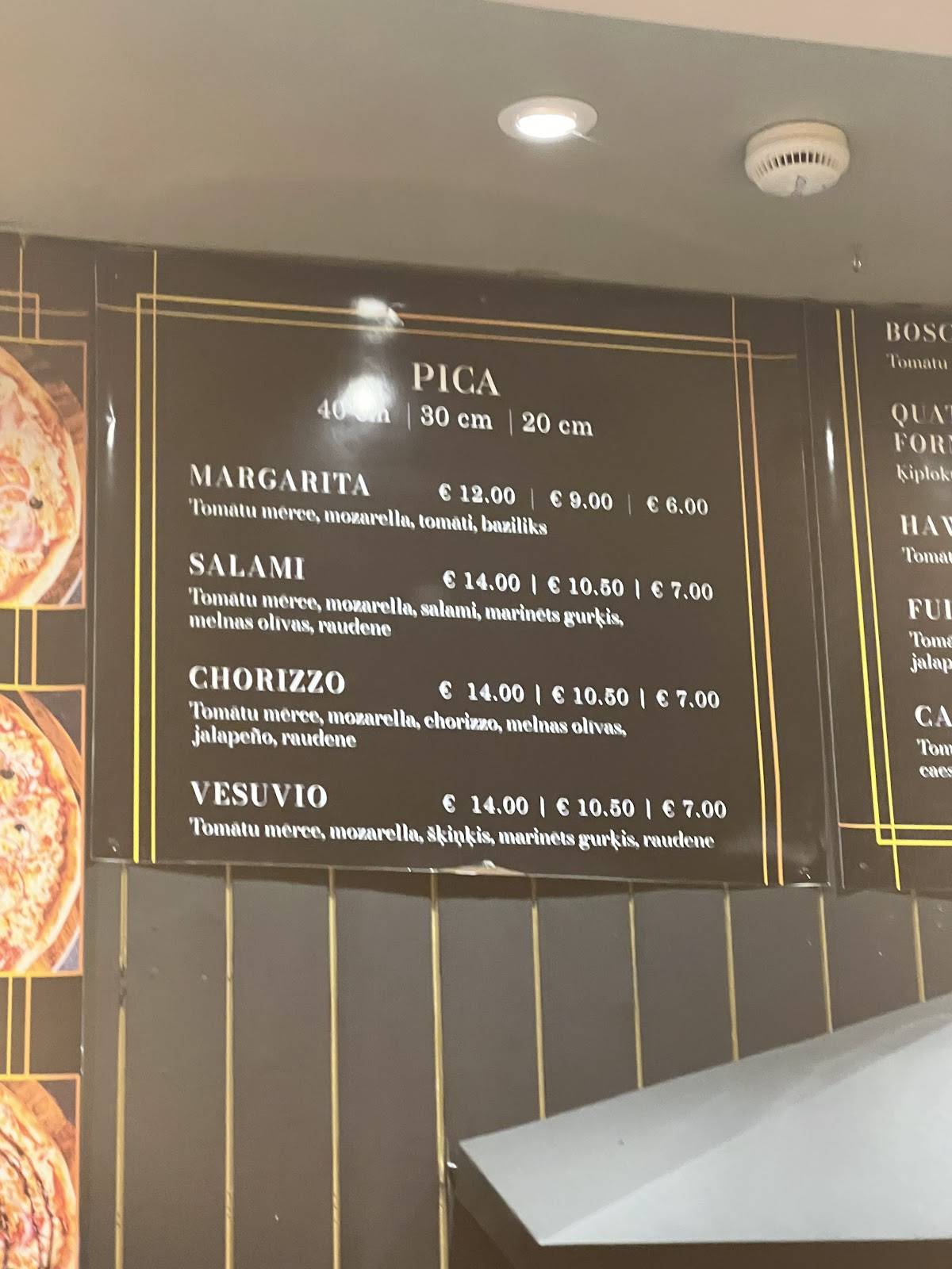 Le Trésor Pizza меню