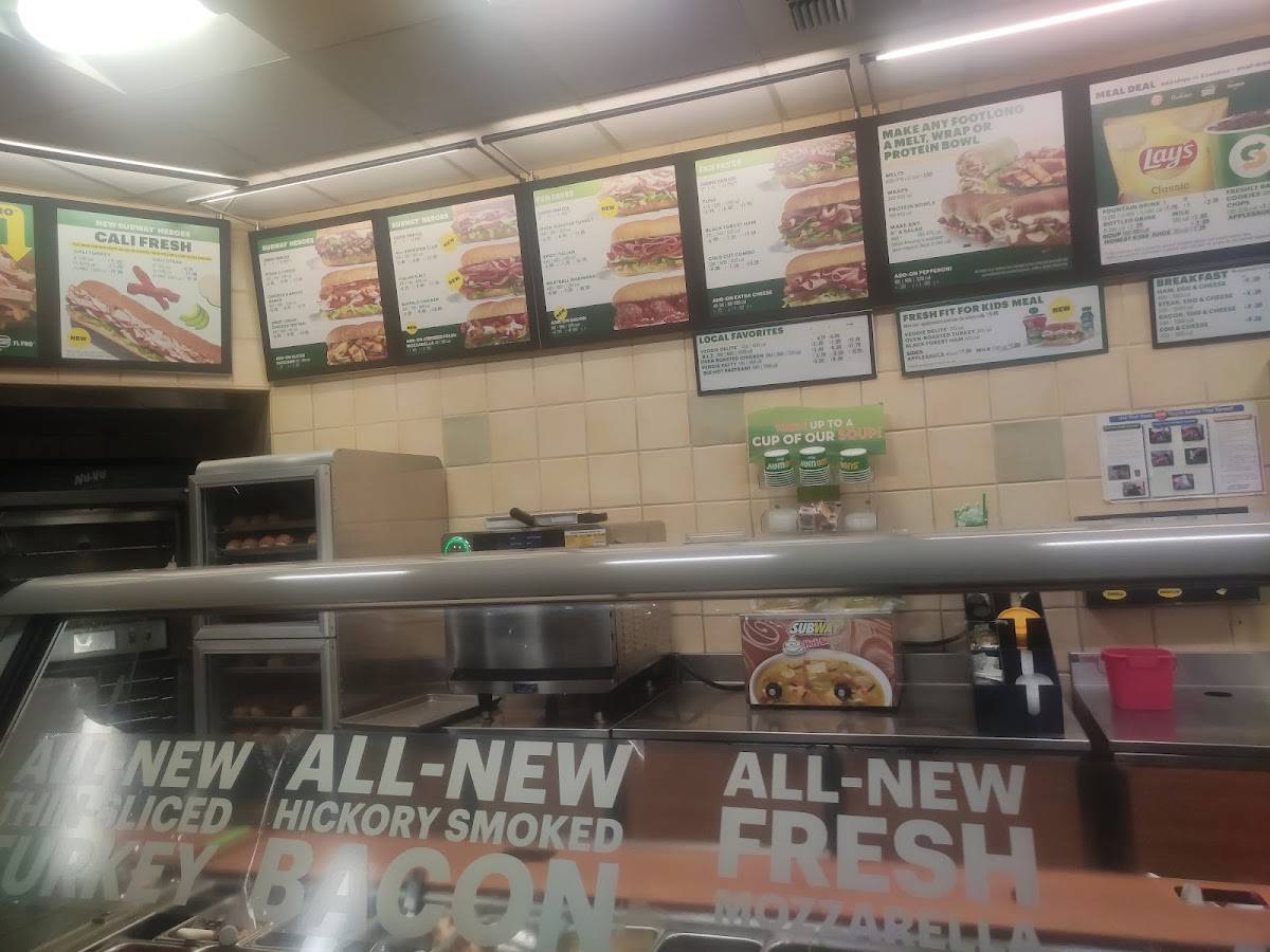 Subway меню