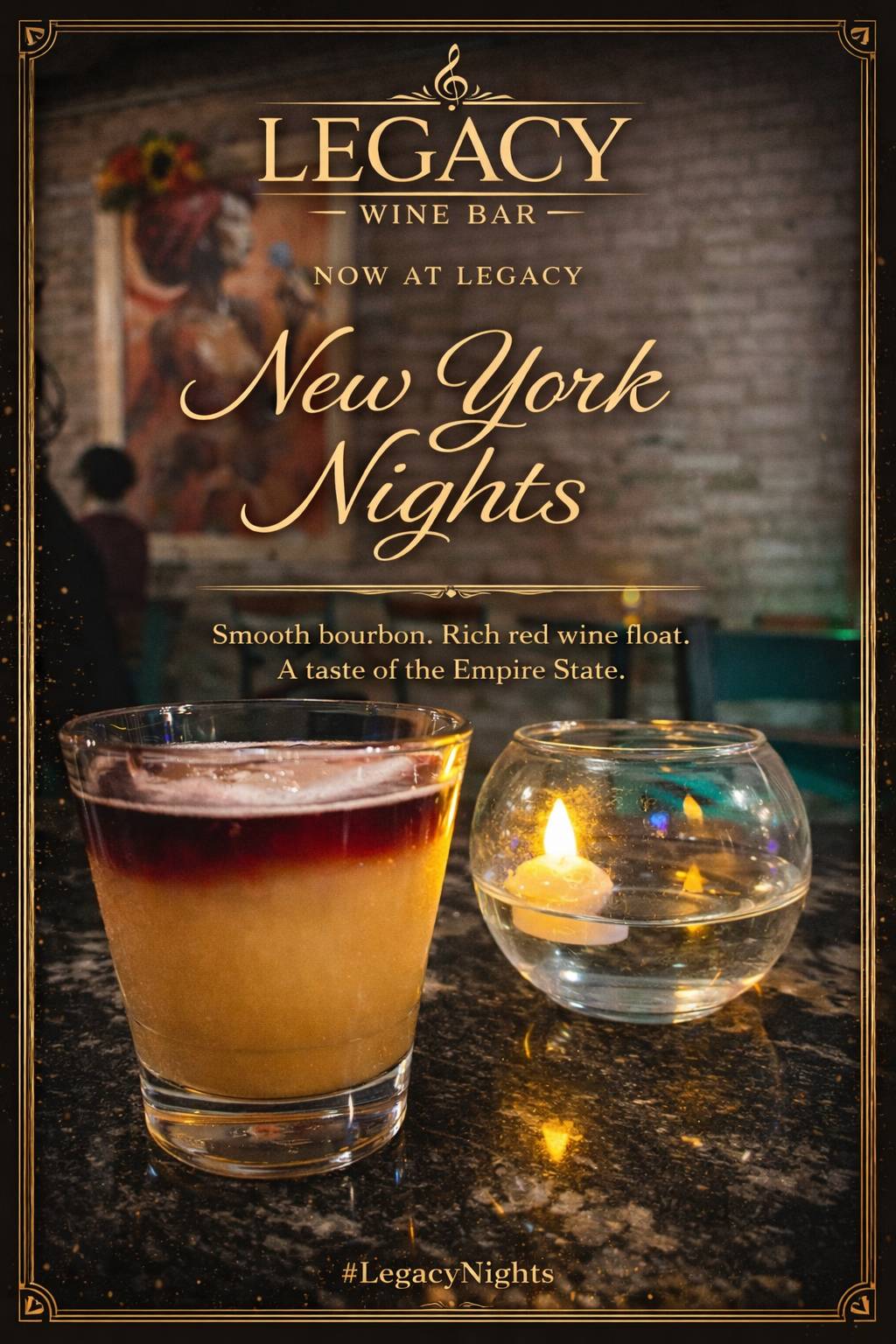 Legacy Wine Bar меню