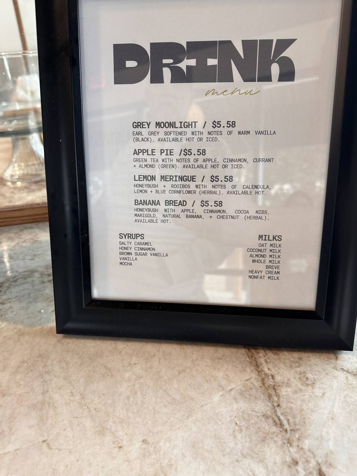 Lemon Bar Bakery меню