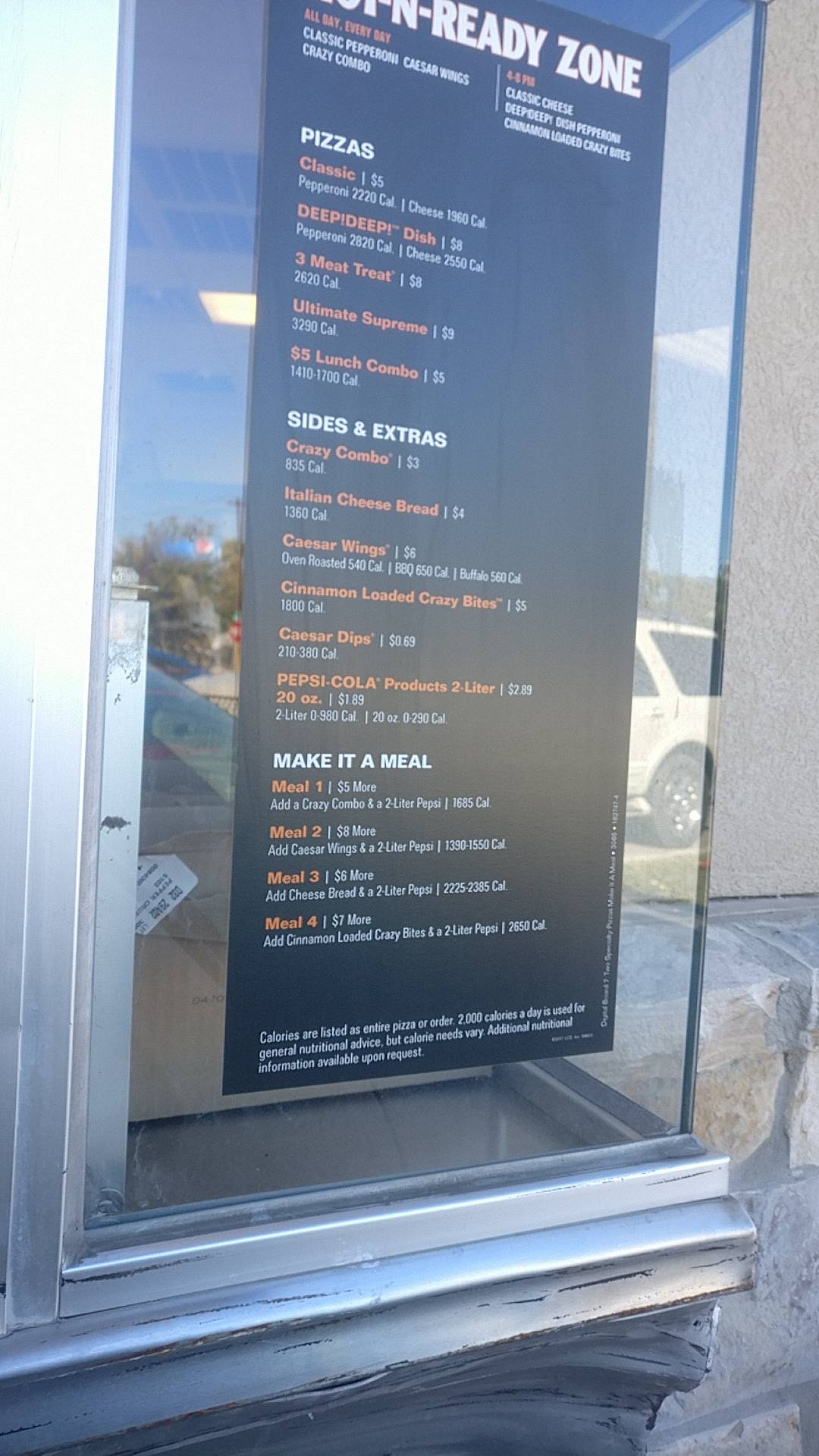 Little Caesars Pizza меню