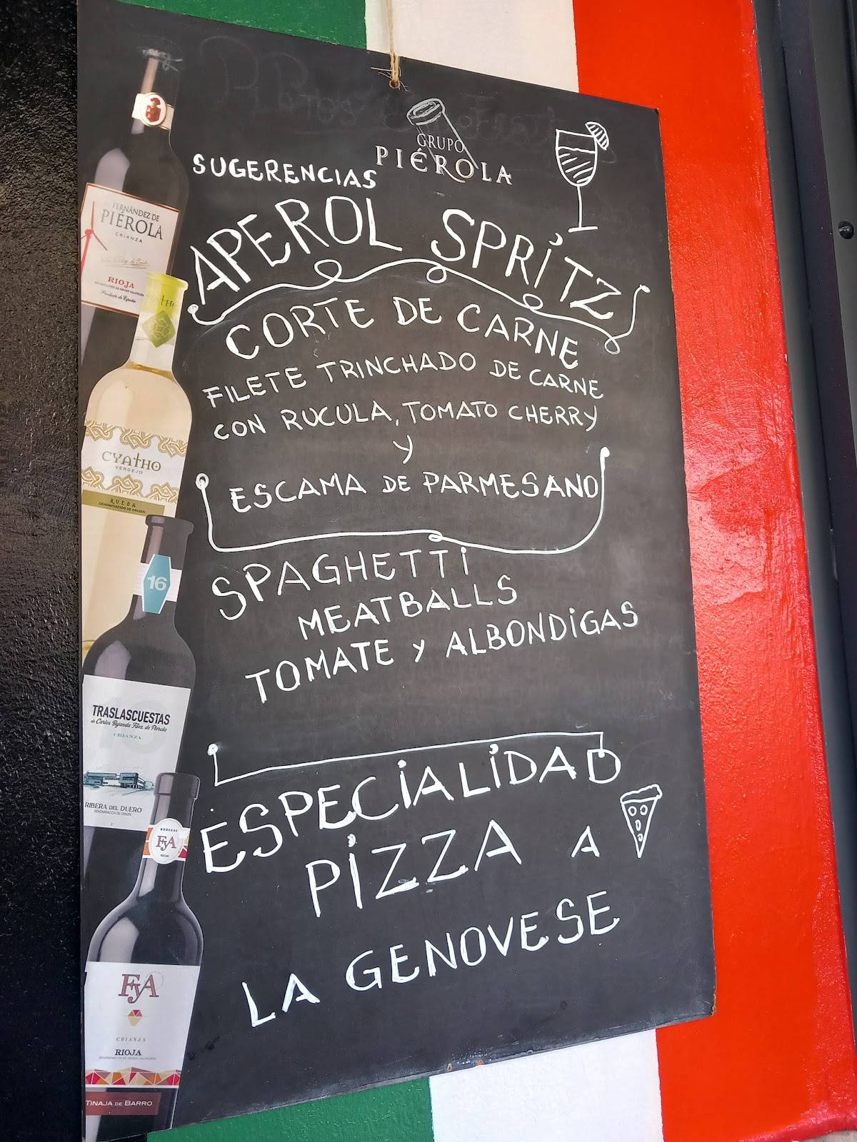 Los Napolitanos Original Rota меню