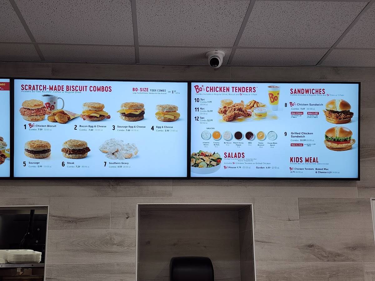 Bojangles меню