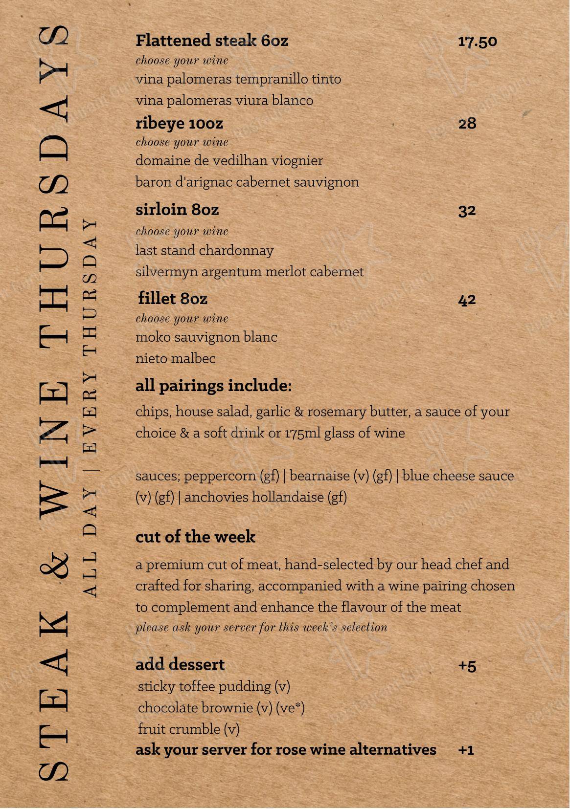 Boronia Catering Menu Pack паба и бара Lytham House в Литаме Сейнте Аннесе