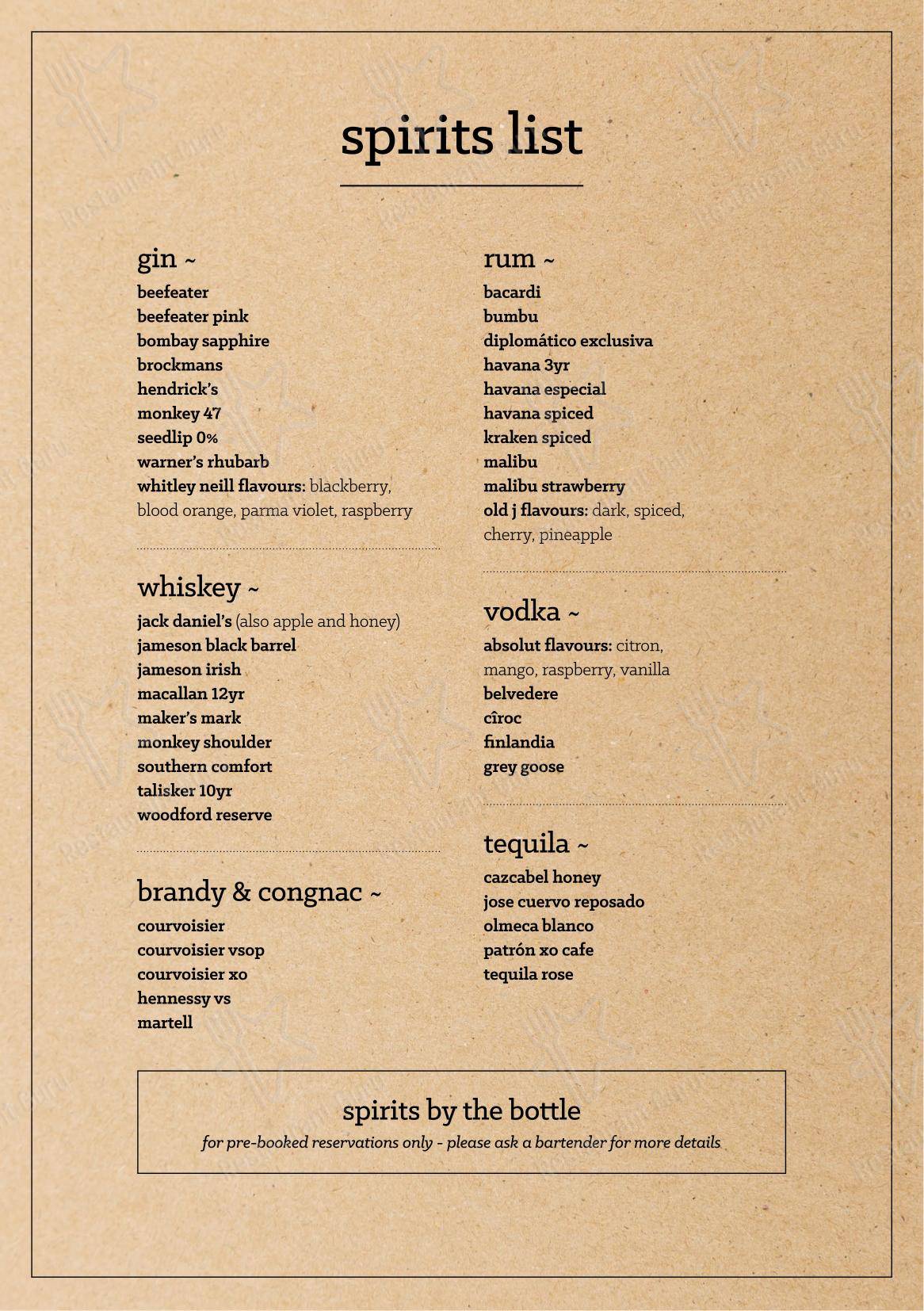 Lytham House в Литаме Сейнте Аннесе - Takeaway Menu