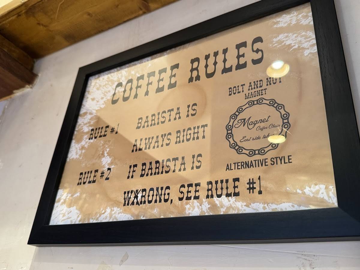 MAGNET COFFEE меню
