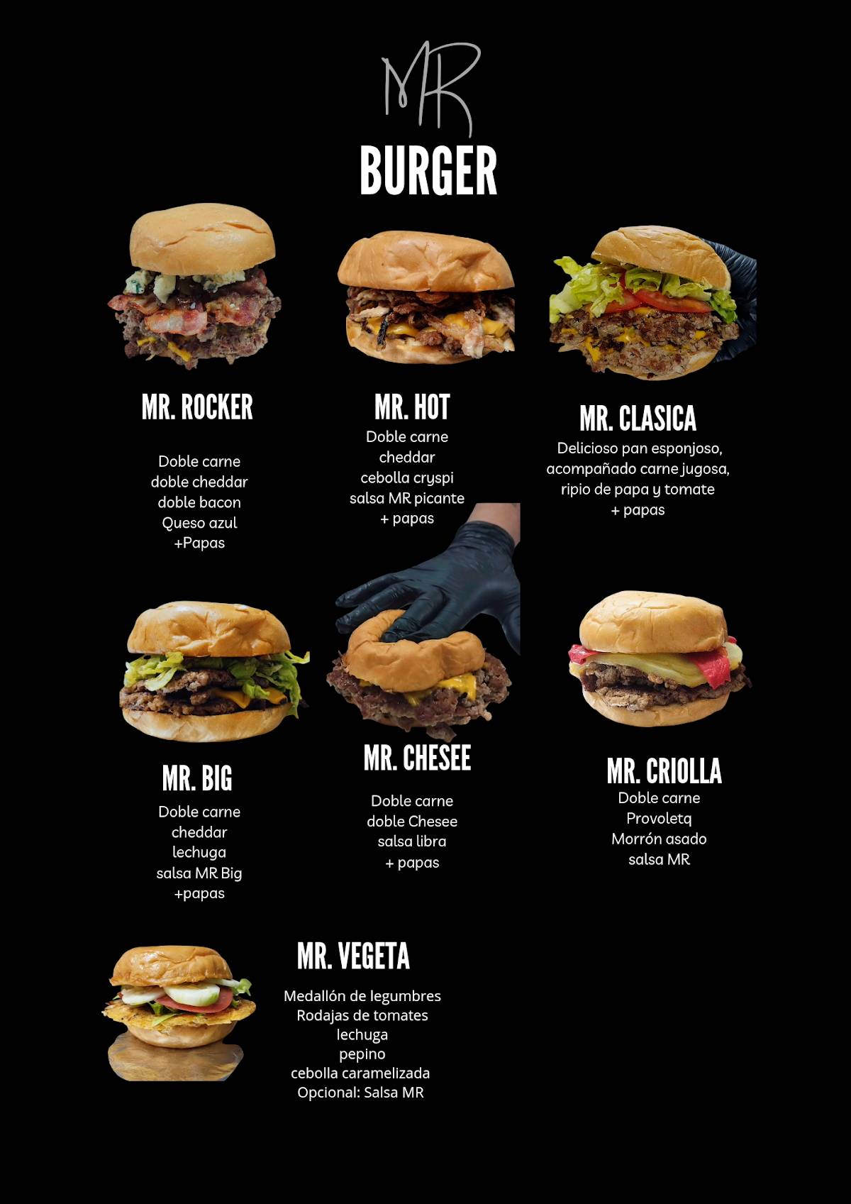 MR.Burger меню