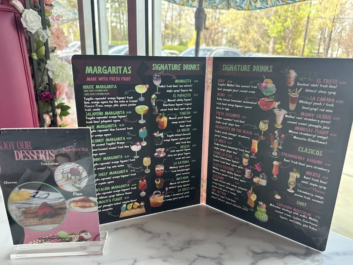 Mamacita Mexican Restaurant - Raleigh меню