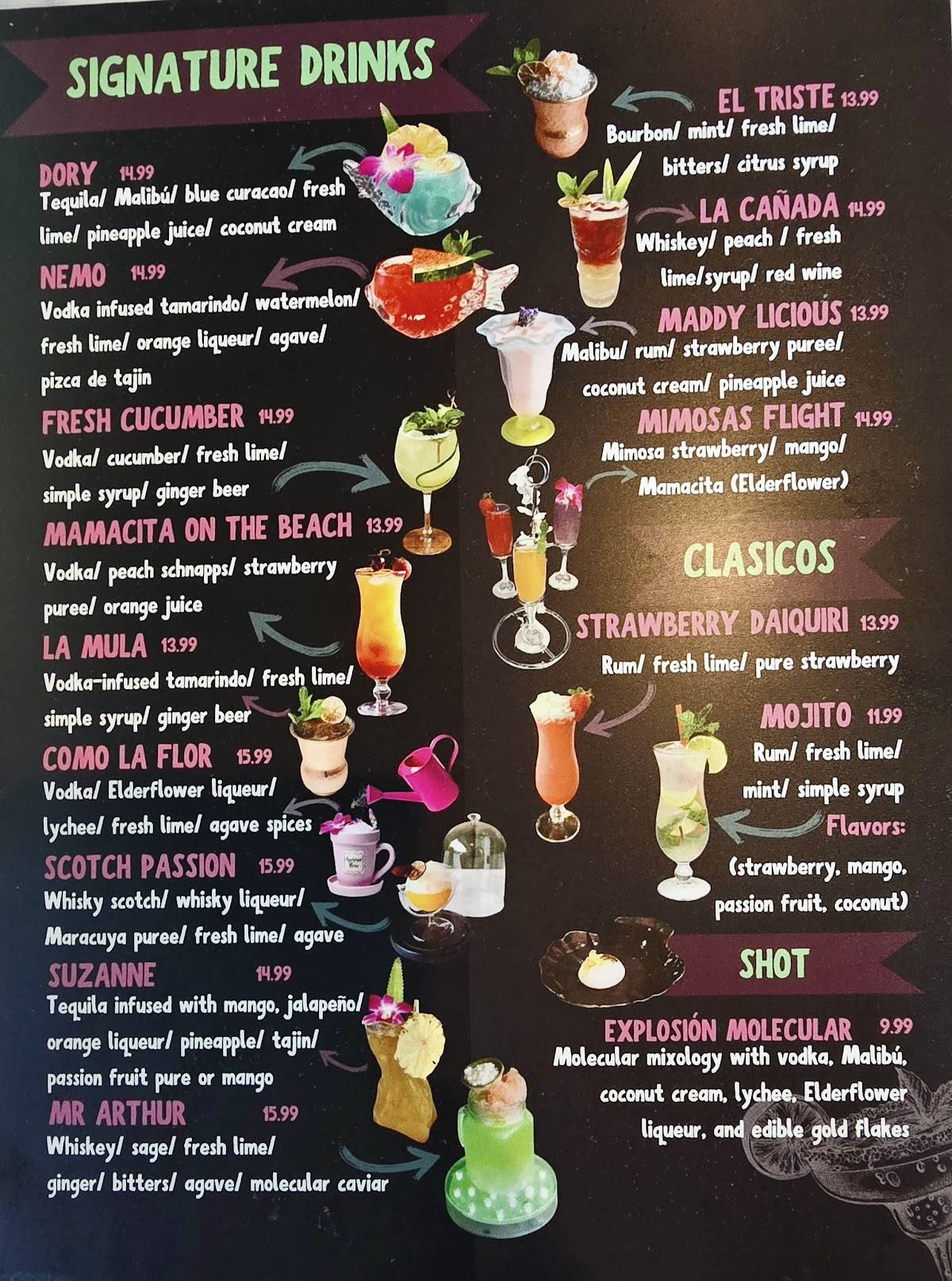 Mamacita Mexican Restaurant - Raleigh меню
