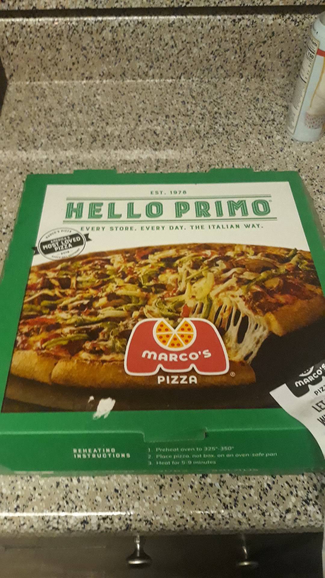 Marco's Pizza меню