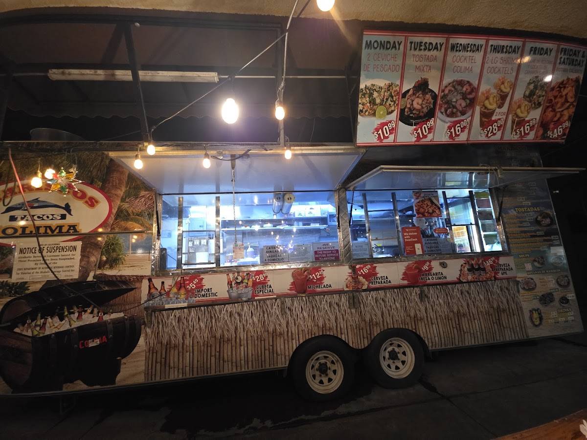 Mariscos Colima меню