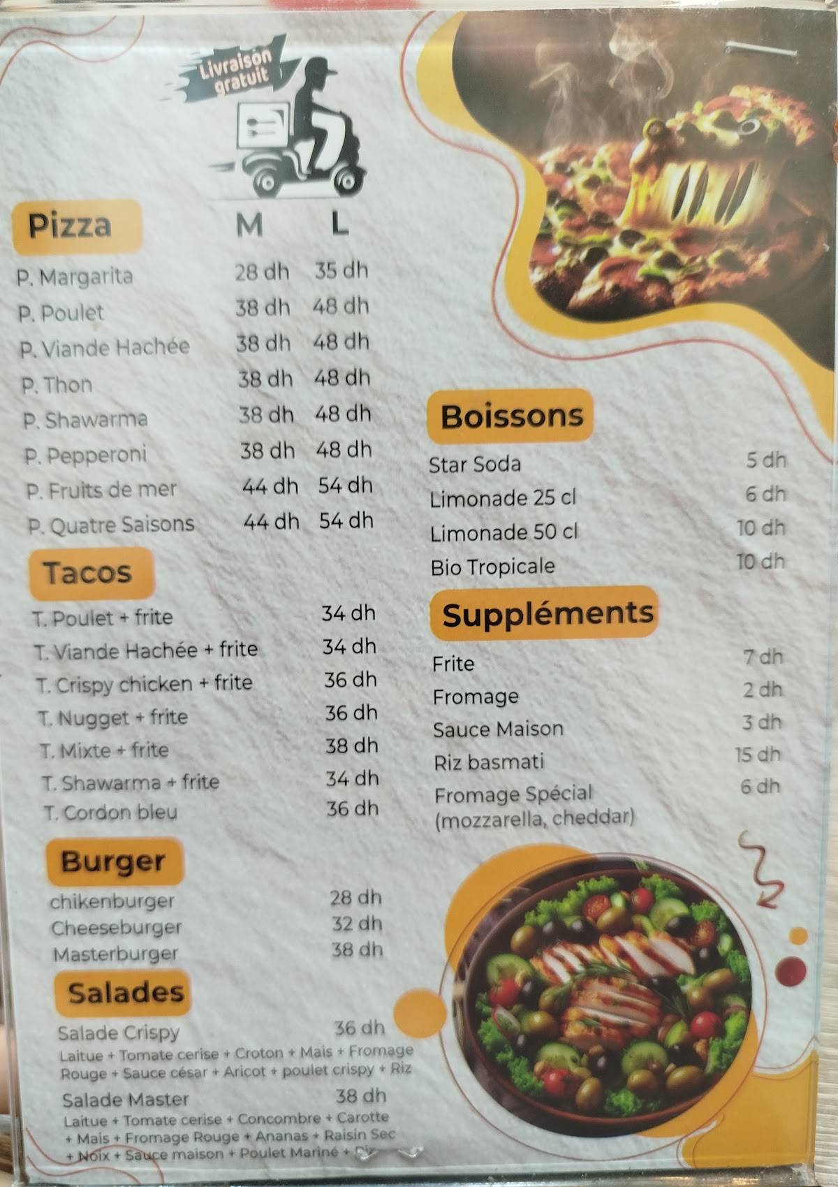 Master shawarma меню
