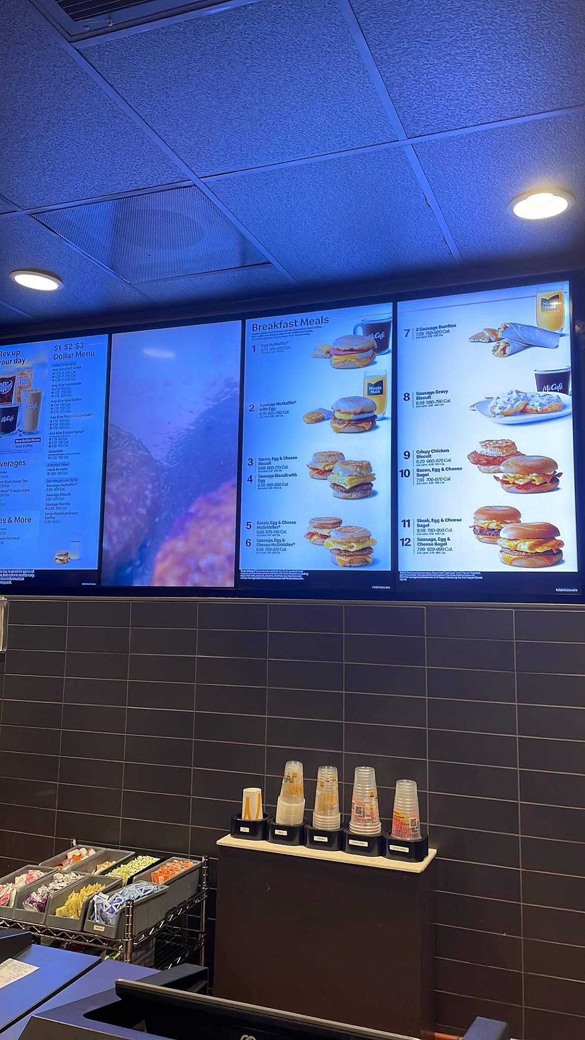 McDonald's меню