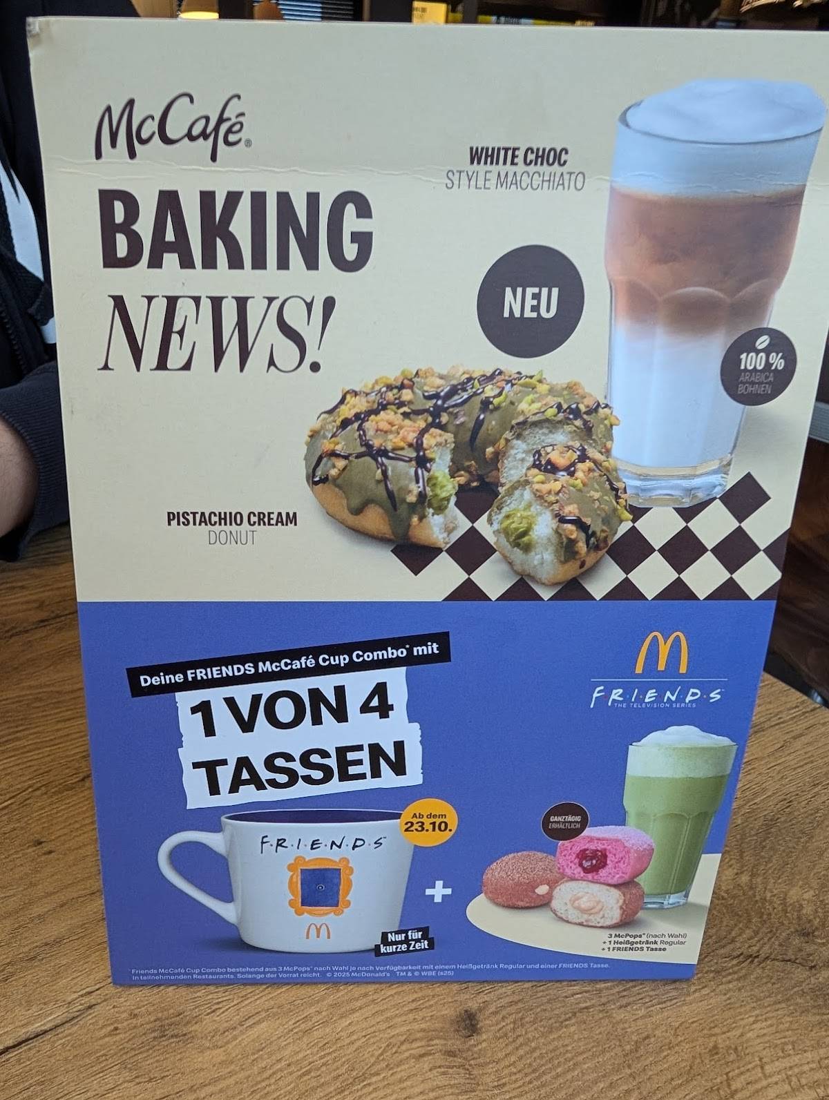McDonald's меню