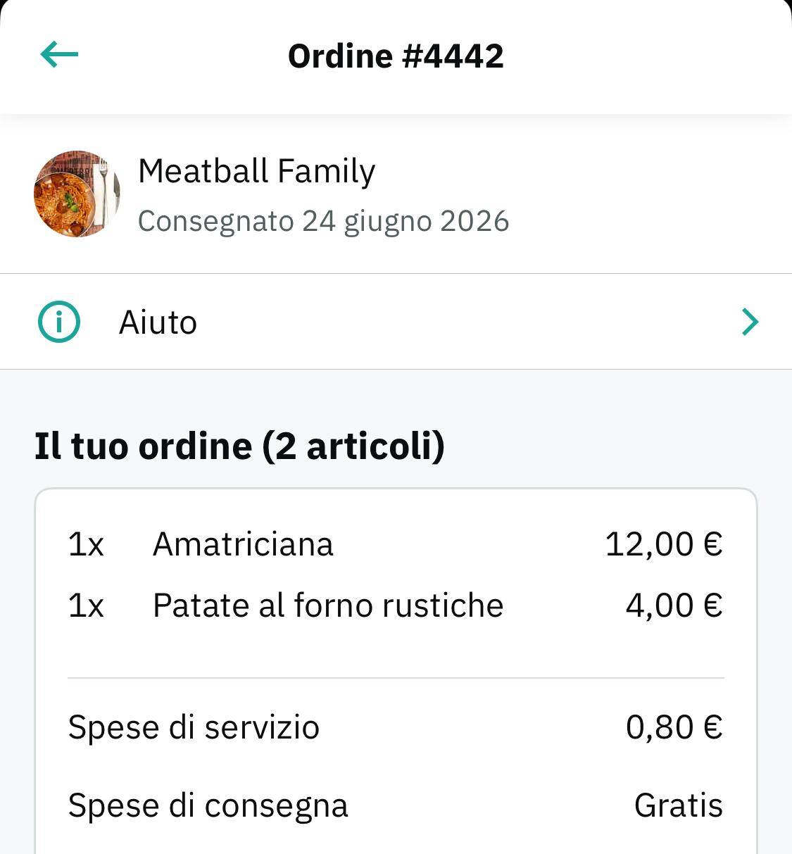 Meatball Family Roma - Maximo Shopping Center меню