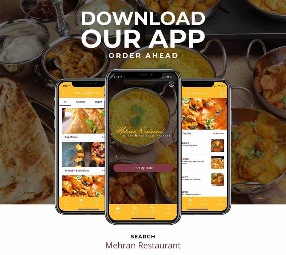 Mehran Restaurant & Banquet Hall меню