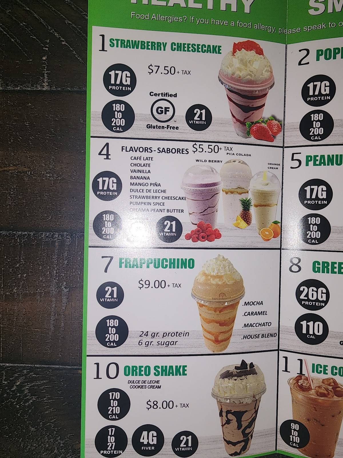 Meriden Nutrition меню