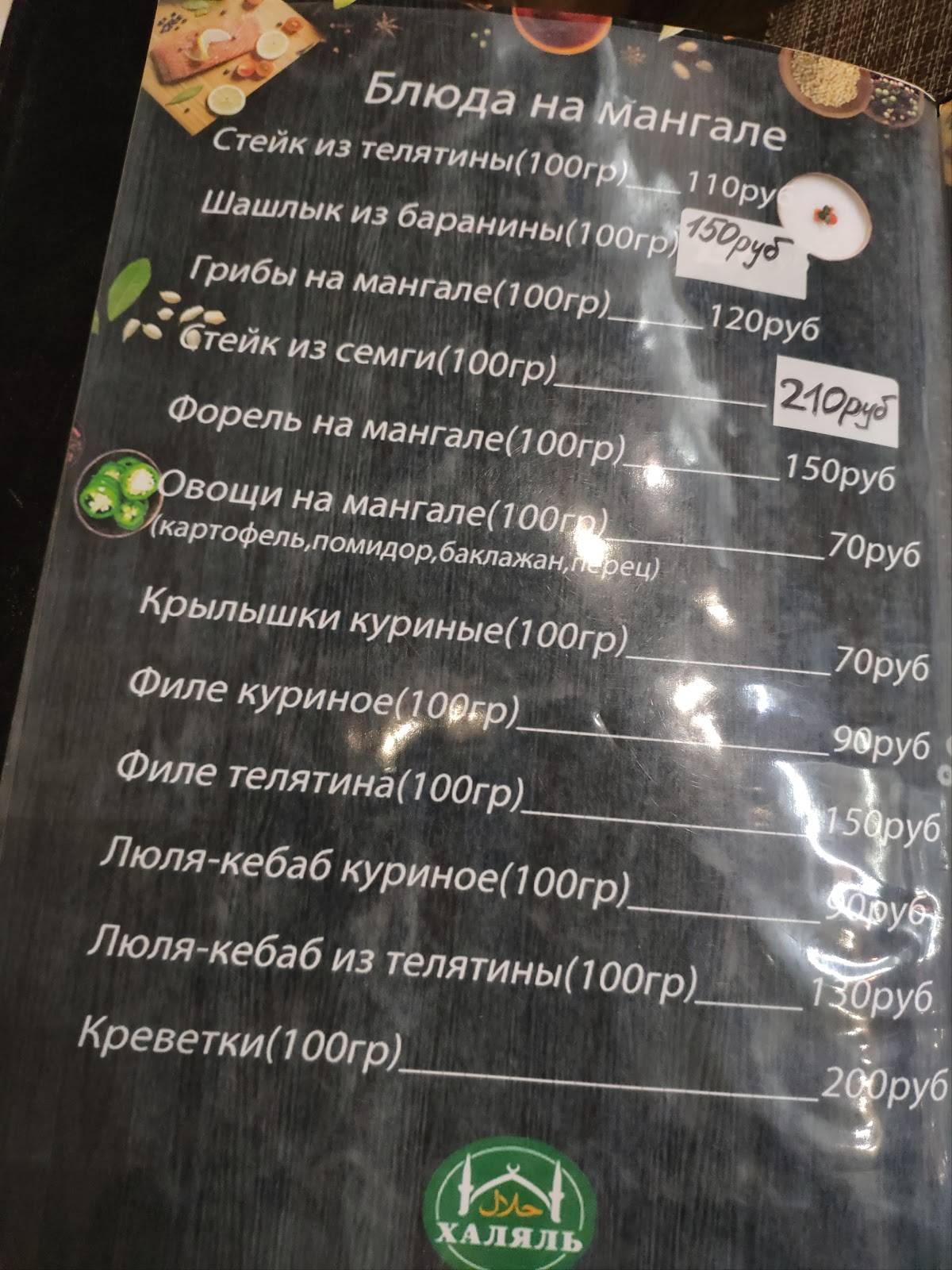 Мир Еды меню