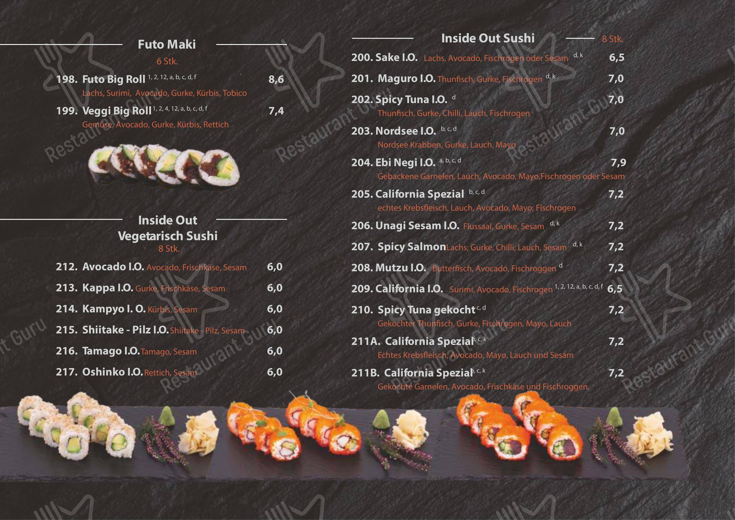 菜单 ресторана Miss Hoian Restaurant