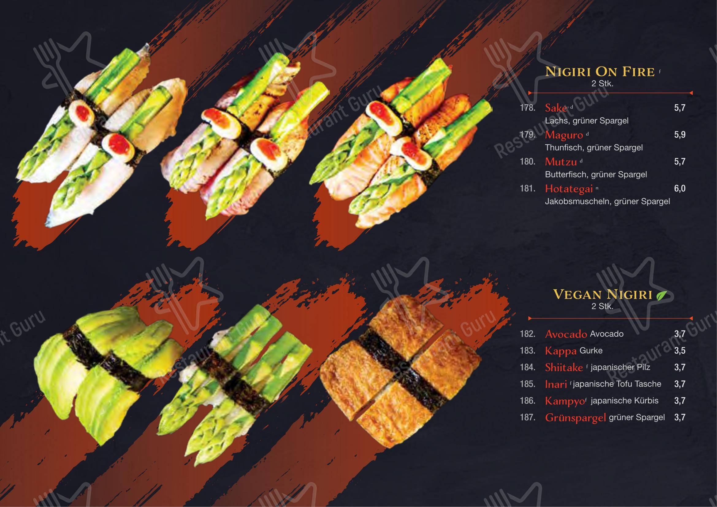 Miss Hoian Restaurant в Родинге - Меню